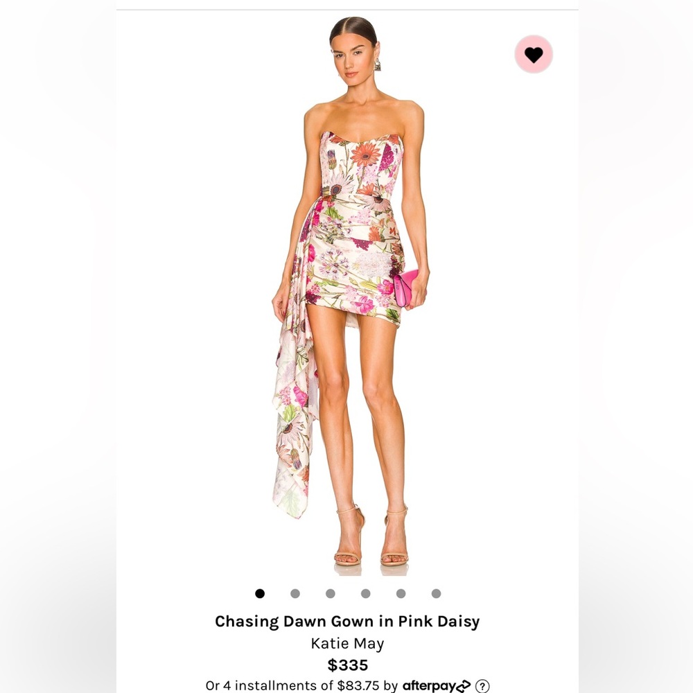 Katie May Chasing Dawn Gown in Pink Daisy BNWT